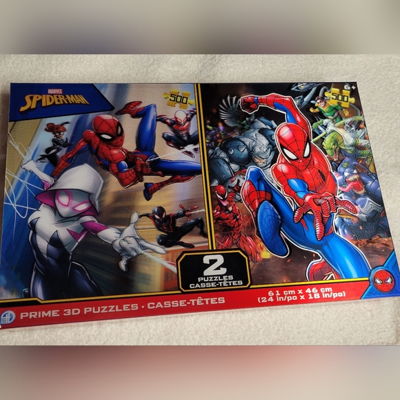 Games | Prime 3d Lenticular Puzzles Disney Marvel Spiderman 50 Piece ...